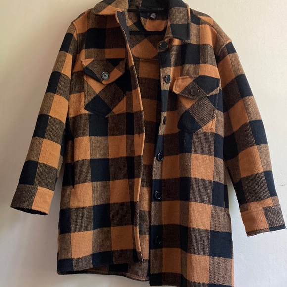 Aqua Jackets & Blazers - Flannel jacket by aqua from Bloomingdale’s